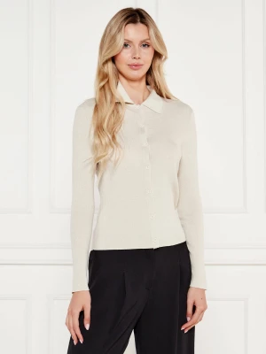 Marc Cain Wełniany kardigan | Slim Fit