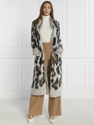 Marc Cain Wełniany płaszcz