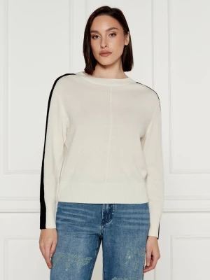 Marc Cain Wełniany sweter | Loose fit | z dodatkiem kaszmiru