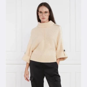 Marc Cain Wełniany sweter | Oversize fit | z dodatkiem kaszmiru
