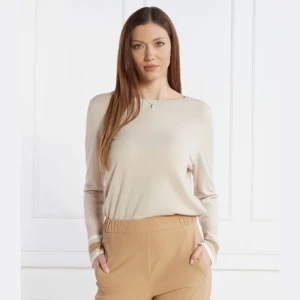 Marc Cain Wełniany sweter | Regular Fit | z dodatkiem kaszmiru