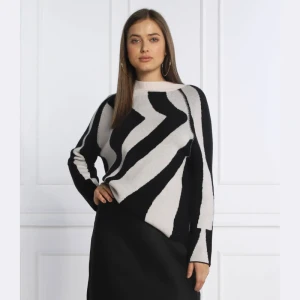 Marc Cain Wełniany sweter | Relaxed fit | z dodatkiem kaszmiru