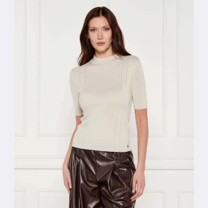 Marc Cain Wełniany sweter | Slim Fit