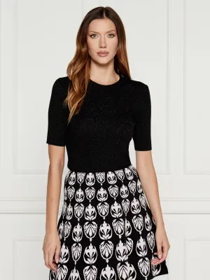 Marc Cain Wełniany sweter | Slim Fit