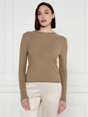 Marc Cain Wełniany sweter | Slim Fit