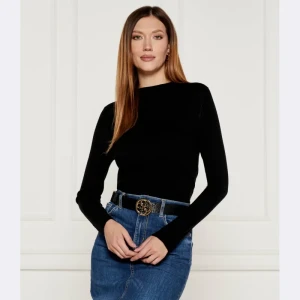 Marc Cain Wełniany sweter | Slim Fit | z dodatkiem kaszmiru