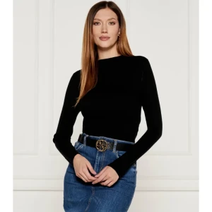 Marc Cain Wełniany sweter | Slim Fit | z dodatkiem kaszmiru