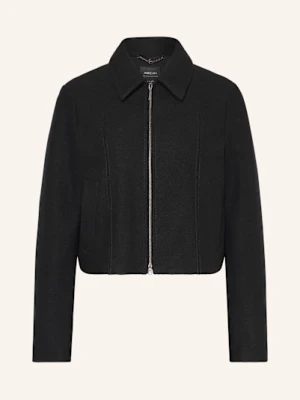 Marc Cain Żakiet Pudełkowy schwarz