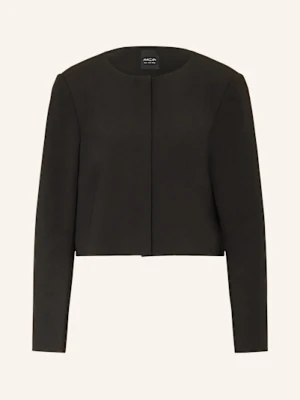 Marc Cain Żakiet Pudełkowy schwarz