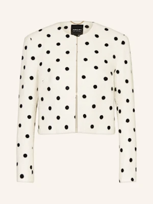 Marc Cain Żakiet Pudełkowy Z Bouclé Z Błyszczącą Przędzą weiss