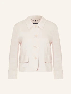 Marc Cain Żakiet Pudełkowy Z Lnem beige