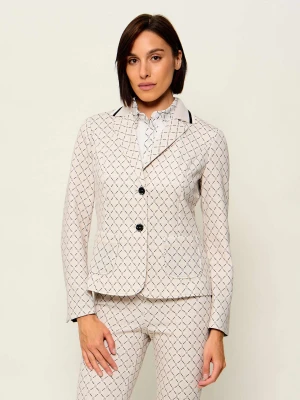 Marc Cain Żakiet | Slim Fit beżowy