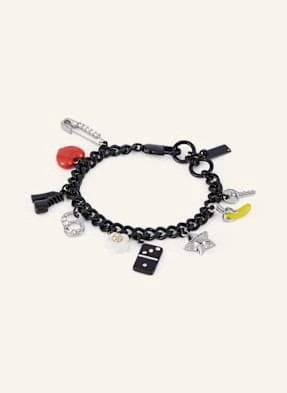 Marc Jacobs Bransoletka Collector Charm schwarz