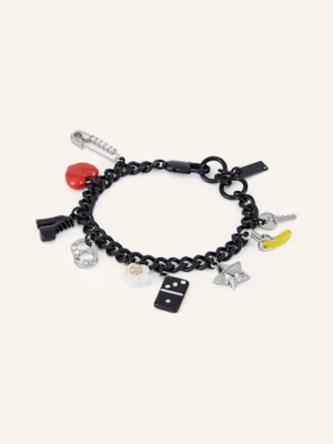 Marc Jacobs Bransoletka Collector Charm schwarz