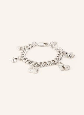 Marc Jacobs Bransoletka The Mini Icon Charm Bracelet silber