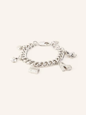 Marc Jacobs Bransoletka The Mini Icon Charm Bracelet silber
