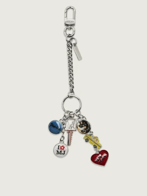 Marc Jacobs Brelok NYC Cluster srebrny