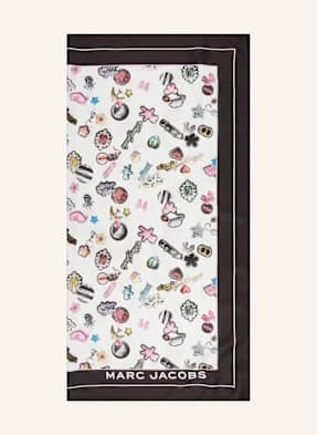 Marc Jacobs Chusta Sticker Print weiss