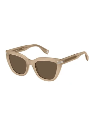 Marc Jacobs Damskie okulary przeciwsłoneczne w kolorze brązowo-beżowym rozmiar: 53