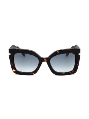 Marc Jacobs Damskie okulary przeciwsłoneczne w kolorze brązowo-błękitnym rozmiar: 53