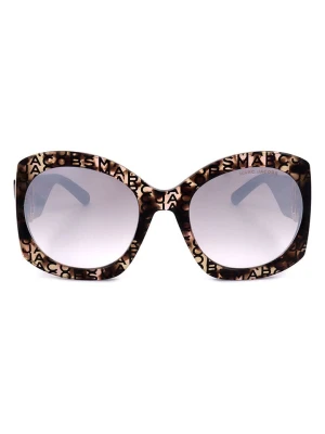 Marc Jacobs Damskie okulary przeciwsłoneczne w kolorze brązowo-fioletowym rozmiar: 56