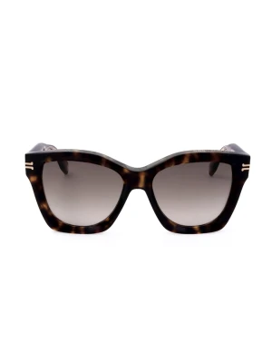 Marc Jacobs Damskie okulary przeciwsłoneczne w kolorze brązowo-szarym rozmiar: 54