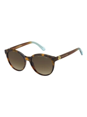 Marc Jacobs Damskie okulary przeciwsłoneczne w kolorze brązowym rozmiar: 54