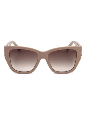 Marc Jacobs Damskie okulary przeciwsłoneczne w kolorze jasnobrązowym rozmiar: 55