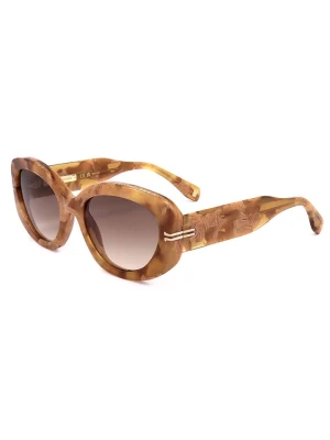 Marc Jacobs Damskie okulary przeciwsłoneczne w kolorze jasnobrązowym rozmiar: 56