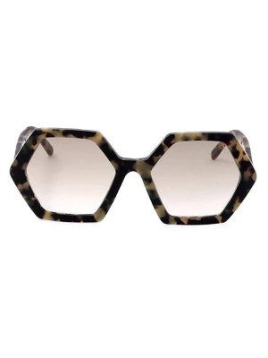 Marc Jacobs Damskie okulary przeciwsłoneczne w kolorze oliwkowo-czarnym rozmiar: 53