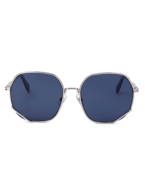 Marc Jacobs Damskie okulary przeciwsłoneczne w kolorze srebrno-granatowym rozmiar: 58