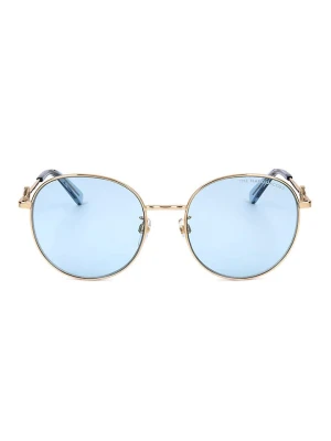 Marc Jacobs Damskie okulary przeciwsłoneczne w kolorze złoto-błękitnym rozmiar: 56
