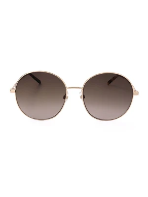 Marc Jacobs Damskie okulary przeciwsłoneczne w kolorze złoto-brązowym rozmiar: 56