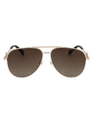 Marc Jacobs Damskie okulary przeciwsłoneczne w kolorze złoto-brązowym rozmiar: 59