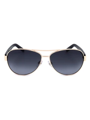 Marc Jacobs Damskie okulary przeciwsłoneczne w kolorze złoto-czarnym rozmiar: 60
