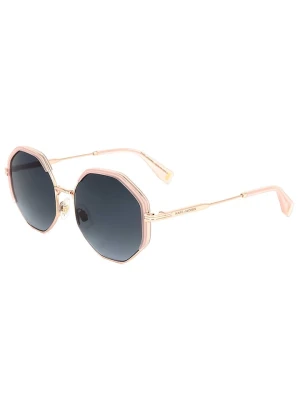Marc Jacobs Damskie okulary przeciwsłoneczne w kolorze złoto-granatowym rozmiar: 56