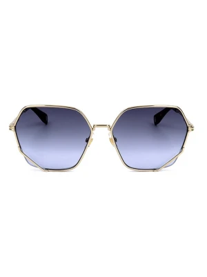 Marc Jacobs Damskie okulary przeciwsłoneczne w kolorze złoto-niebieskim rozmiar: 60