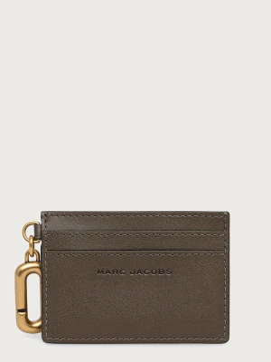 MARC JACOBS etui na karty damskie skórzane CARD CASE zielony