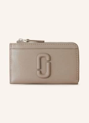 Marc Jacobs Etui Na Karty The Top Zip Mult Wallet Z Kieszenią Na Monety beige