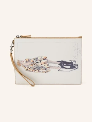 Marc Jacobs Etui The Runway Illustration Wristlet beige