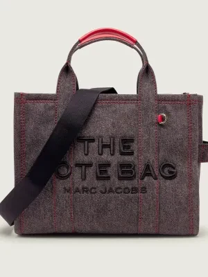 Marc Jacobs Jeansowa shopperka The Year Of The Horse Canvas Medium Tote Bag