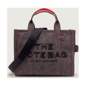 Marc Jacobs Jeansowa shopperka The Year Of The Horse Canvas Medium Tote Bag