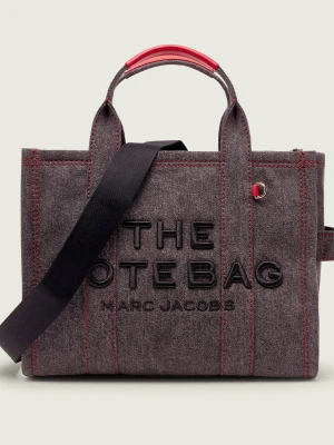 Marc Jacobs Jeansowa shopperka The Year Of The Horse Canvas Medium Tote Bag
