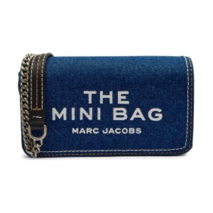 Marc Jacobs Jeansowa torebka na ramię The Denim Chain Mini Bag