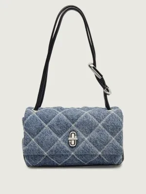 Marc Jacobs Jeansowa torebka na ramię The Quilted Denim Mini Dual Shoulder Bag