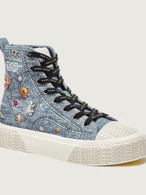 Marc Jacobs Jeansowe trampki THE HIGH TOP