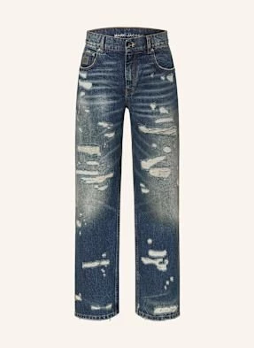 Marc Jacobs Jeansy W Stylu Destroyed blau