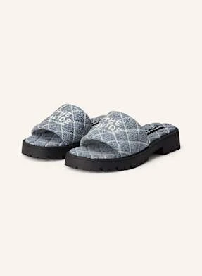 Marc Jacobs Klapki The Luge Sole blau