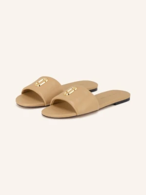 Marc Jacobs Klapki The Snapshot braun