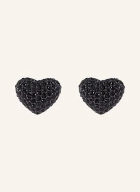 Marc Jacobs Kolczyk Na Sztyft Balloon Heart schwarz